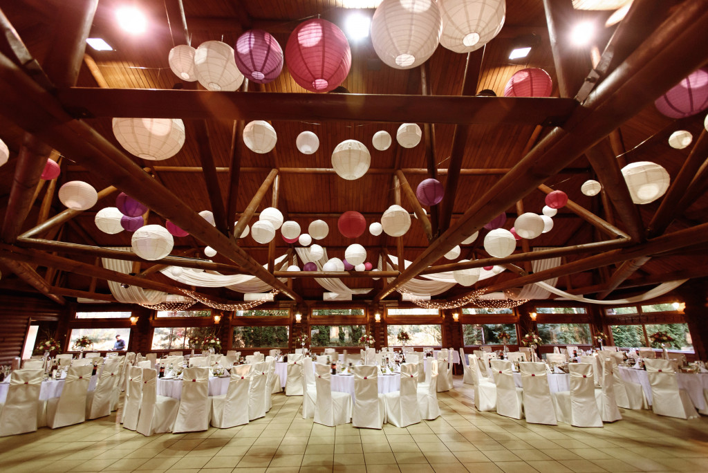 a modern wedding venue reception 
